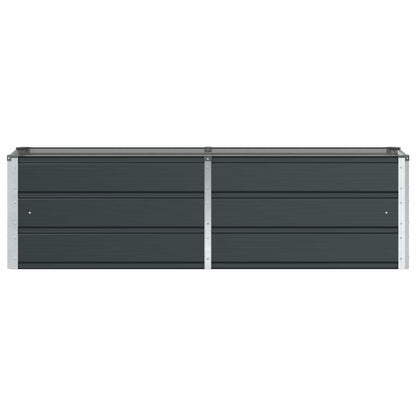 Fioriera Antracite 160 x 40 x 45 cm Acciaio