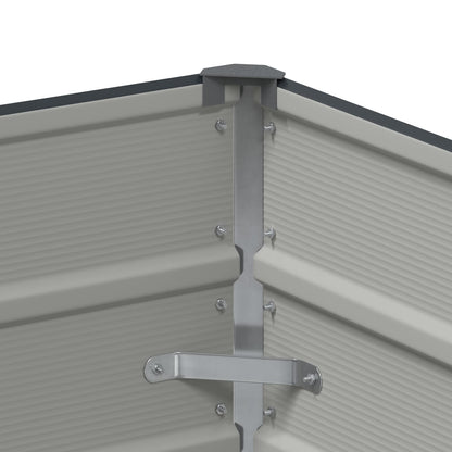 Fioriera Antracite 480 x 50 x 45 cm Acciaio zincato