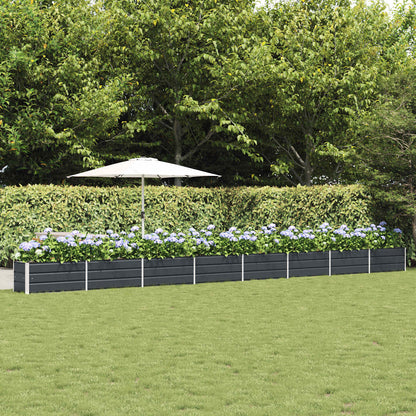 Fioriera Antracite 480 x 50 x 45 cm Acciaio zincato