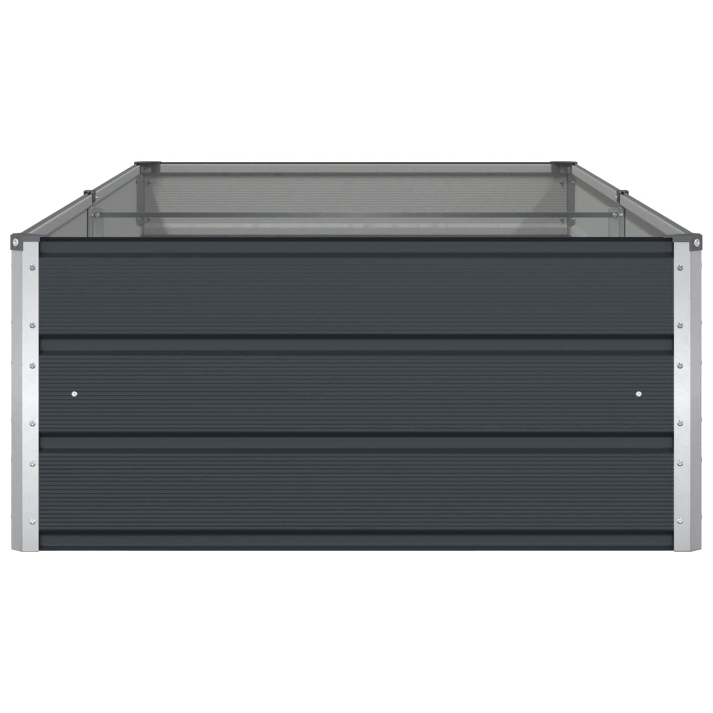 Fioriera Antracite 195 x 100 x 45 cm Acciaio zincato