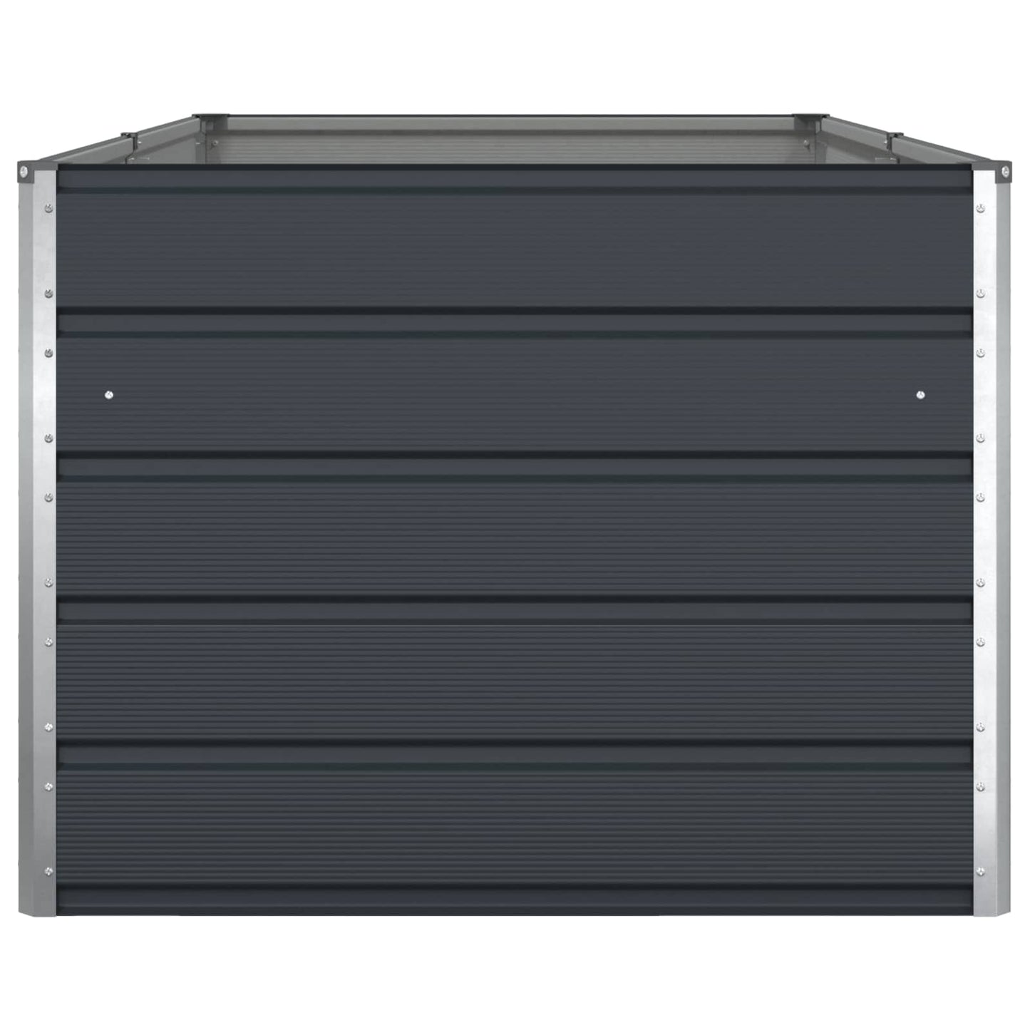 Fioriera Antracite 195 x 100 x 45 cm Acciaio zincato