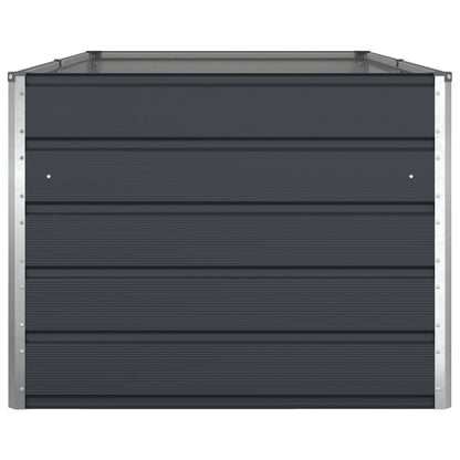 Fioriera Antracite 195 x 100 x 45 cm Acciaio zincato