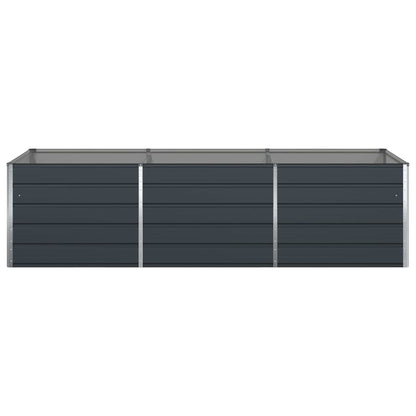 Fioriera Antracite 195 x 100 x 45 cm Acciaio zincato