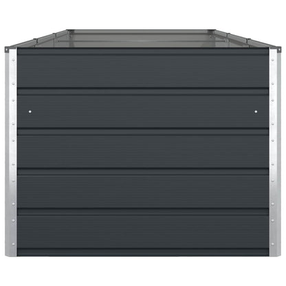 Fioriera Antracite 195 x 100 x 45 cm Acciaio zincato