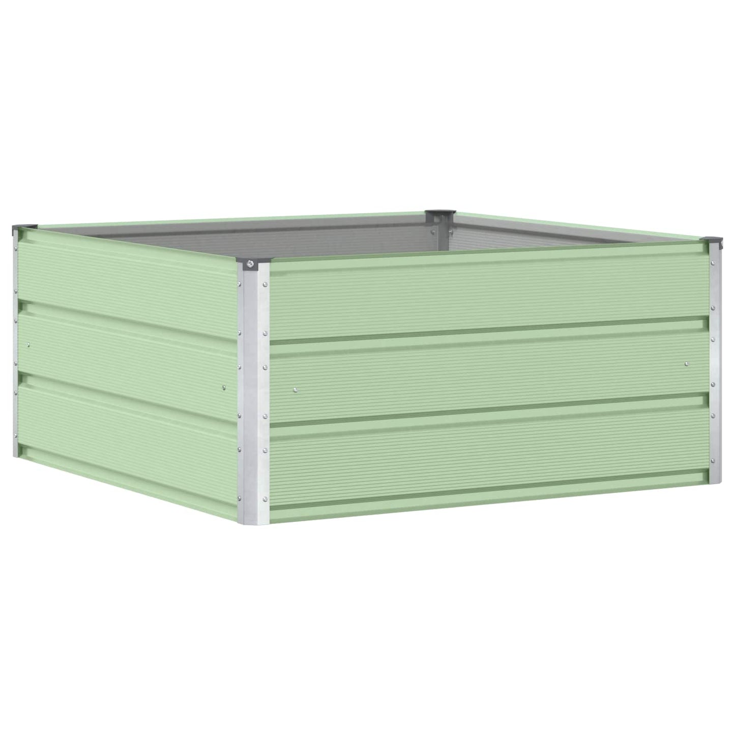 Fioriera Verde Pastello 100 x 100 x 45 cm Acciaio | homemem39