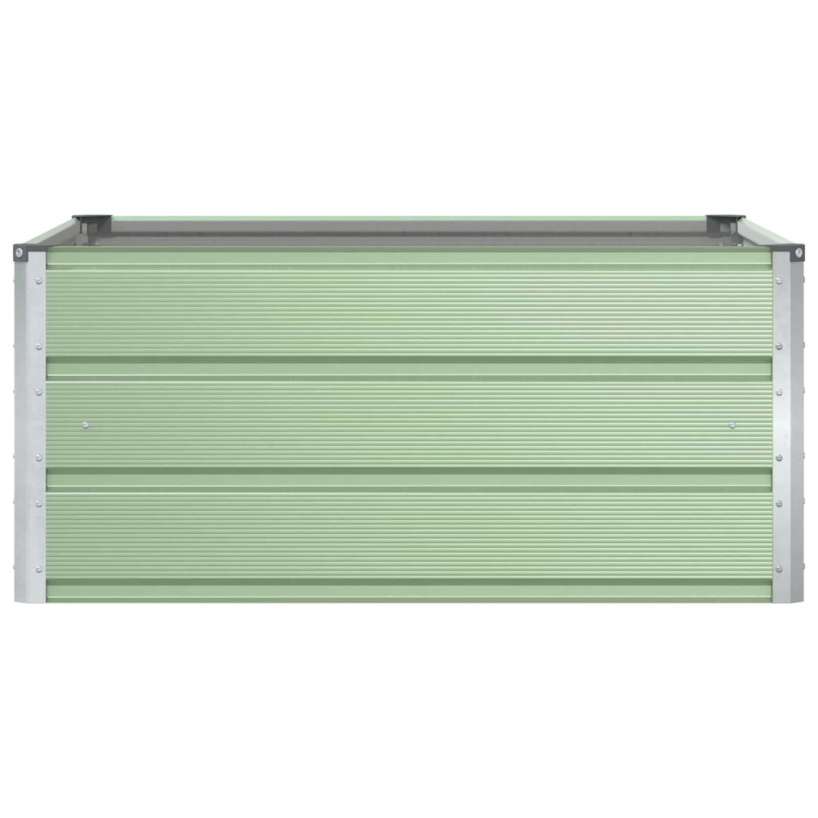 Fioriera Verde Pastello 100 x 100 x 45 cm Acciaio | homemem39