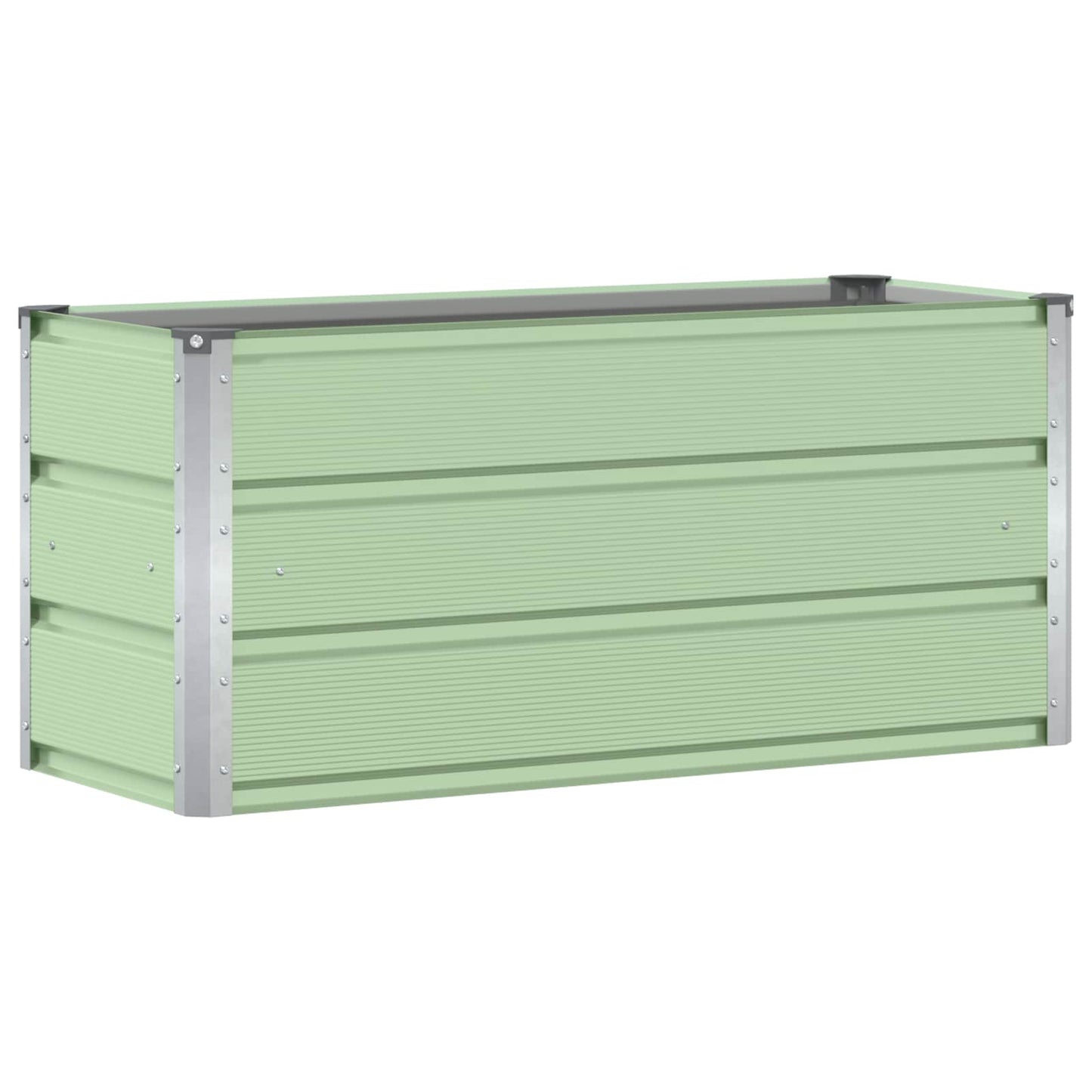 Fioriera Verde 100 x 40 x 45 cm Acciaio | homemem39
