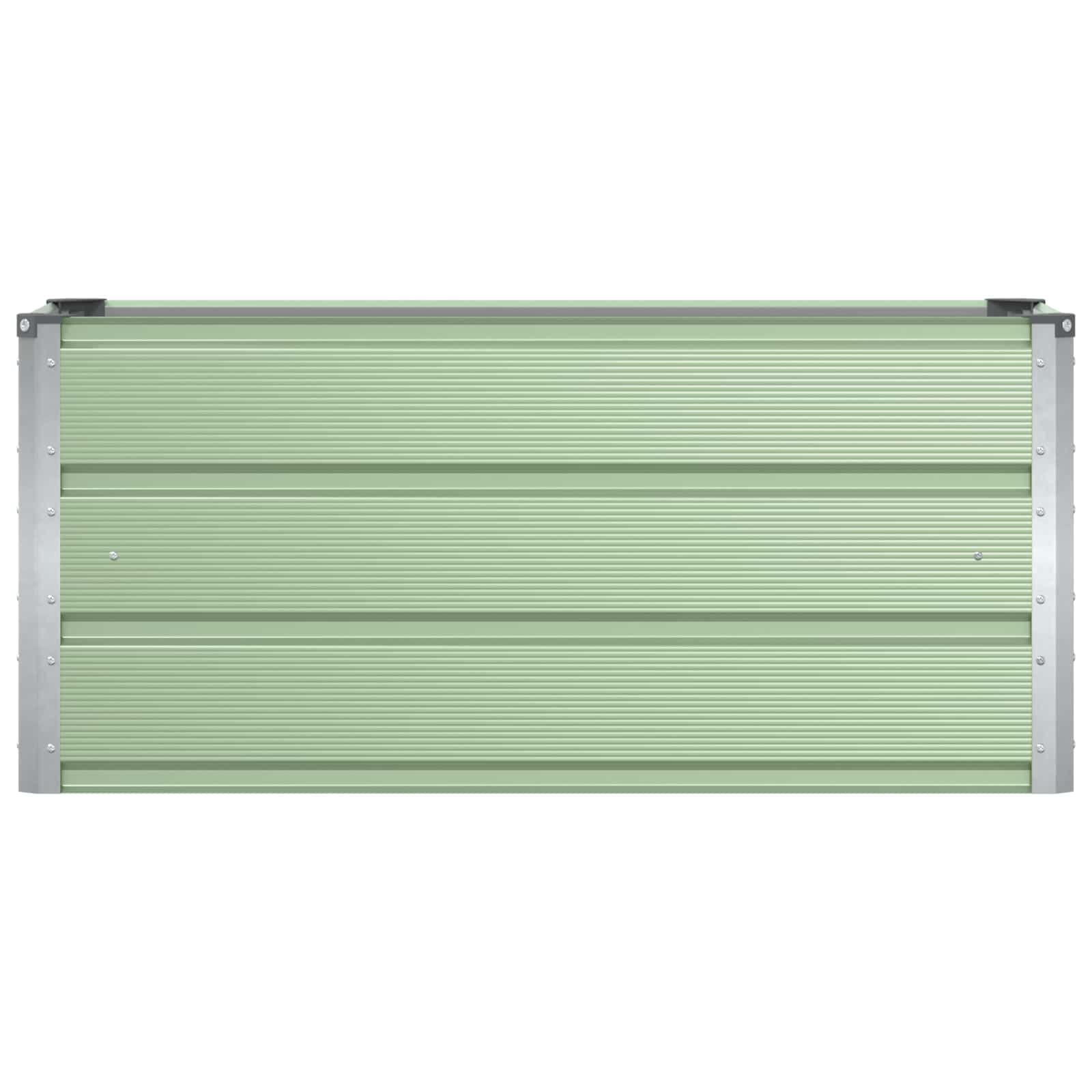 Fioriera Verde 100 x 40 x 45 cm Acciaio | homemem39