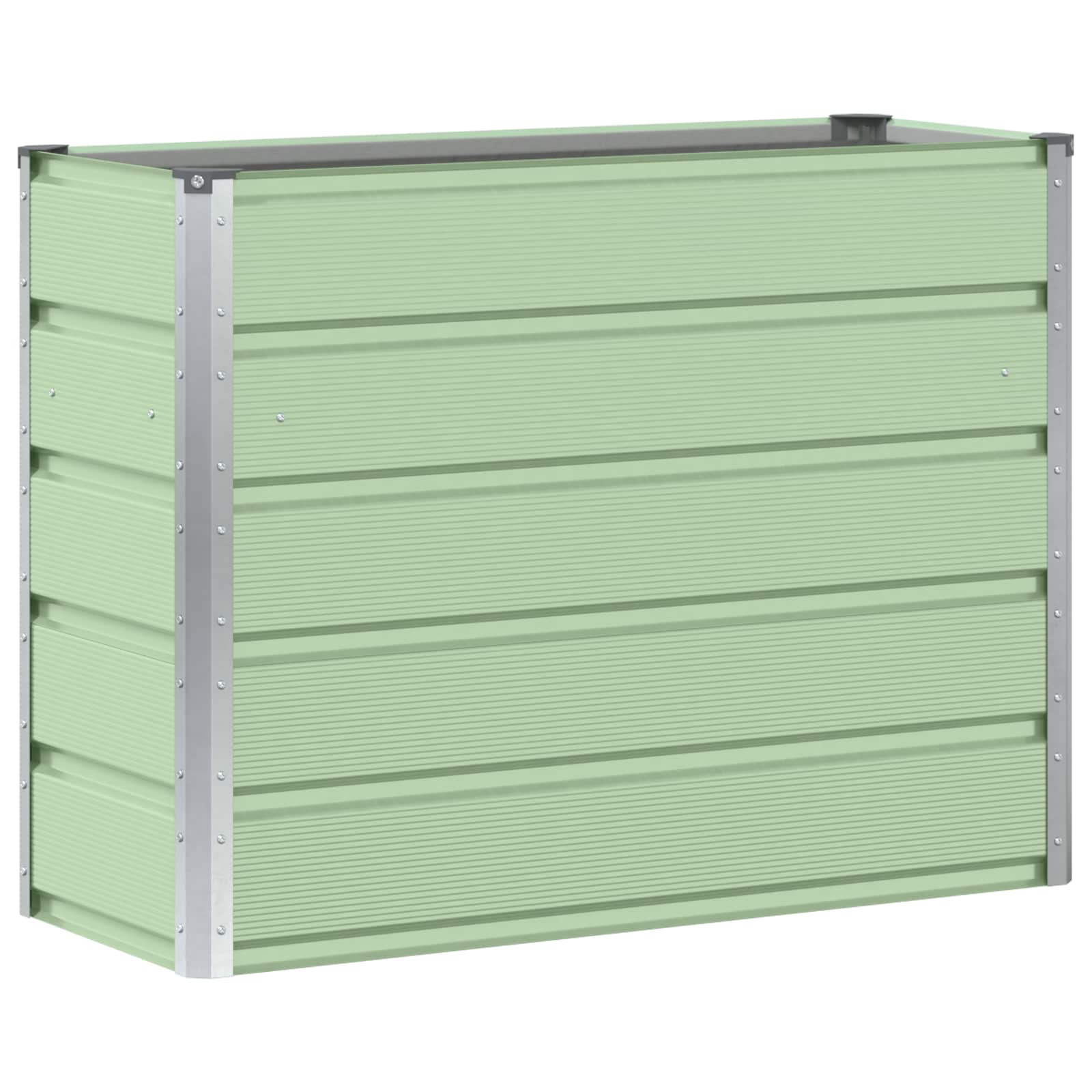 Fioriera Verde 100 x 40 x 75 cm Acciaio | homemem39