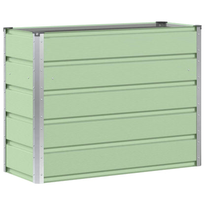Fioriera Verde 100 x 40 x 75 cm Acciaio | homemem39