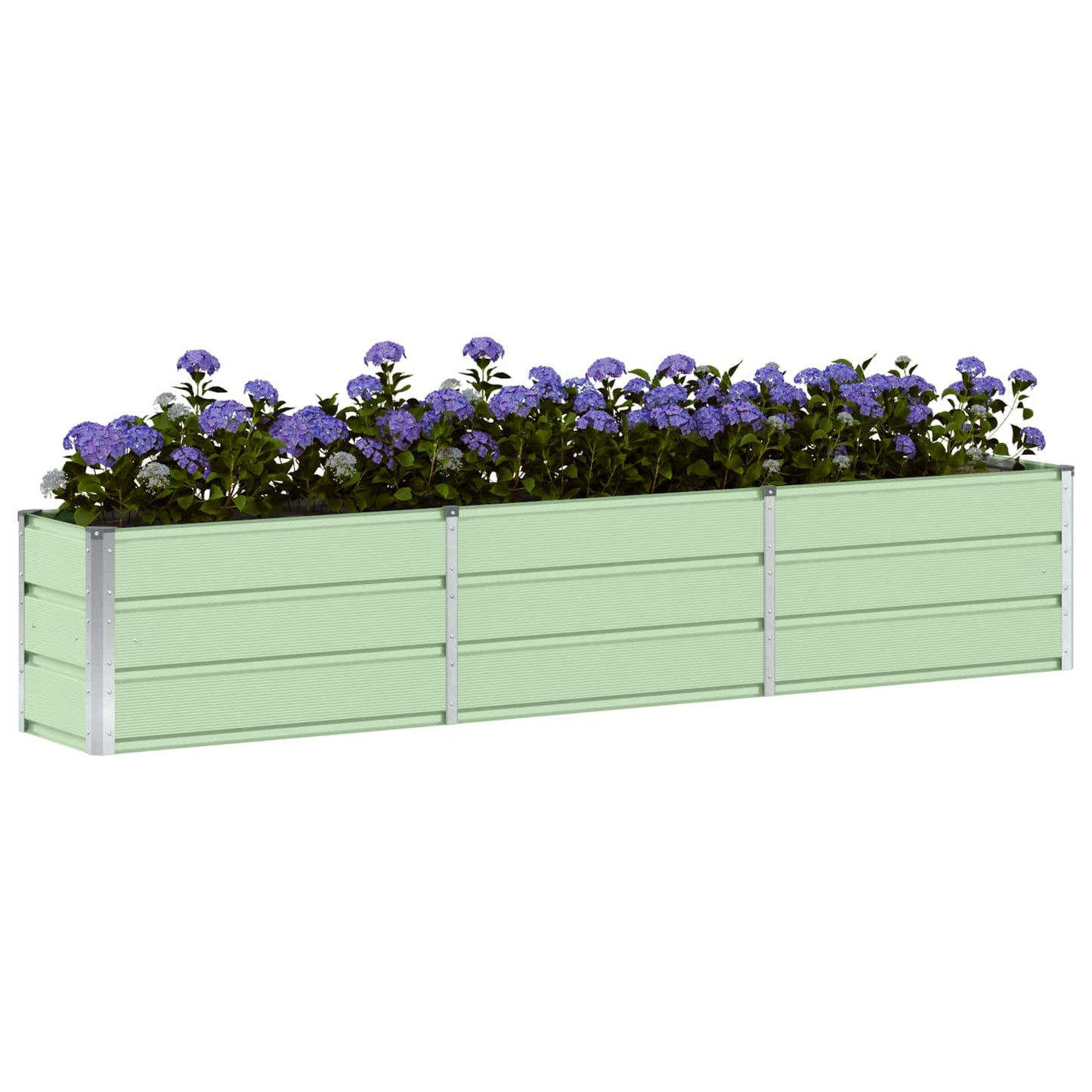 Fioriera Verde 240 x 40 x 45 cm Acciaio | homemem39