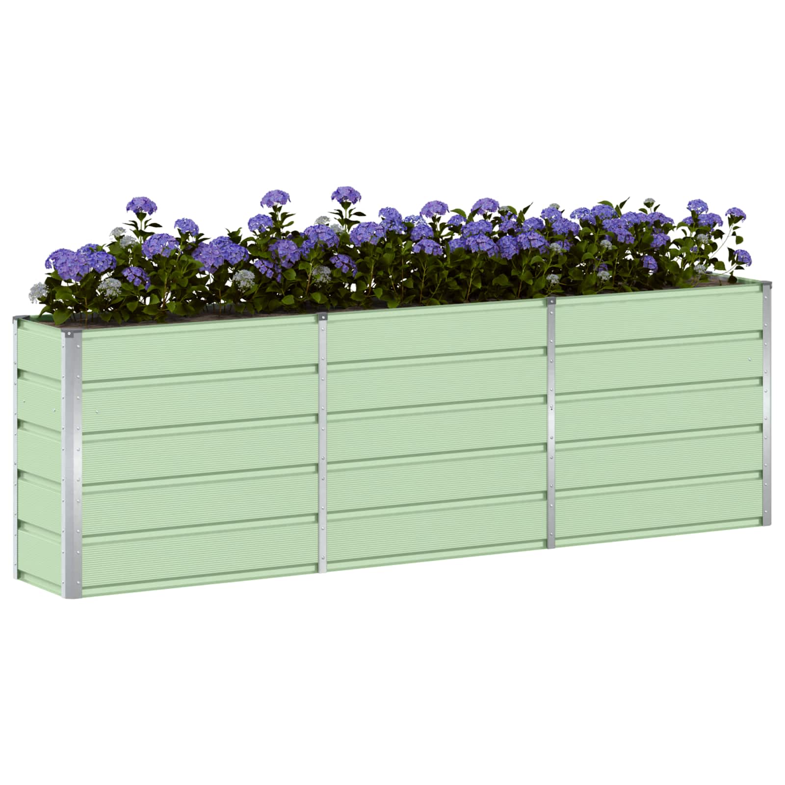 Fioriera Verde 240 x 40 x 75 cm Acciaio | homemem39