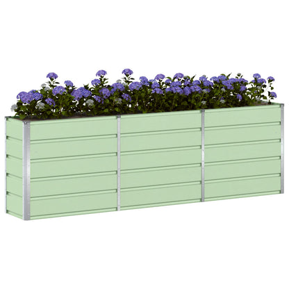 Fioriera Verde 240 x 40 x 75 cm Acciaio | homemem39