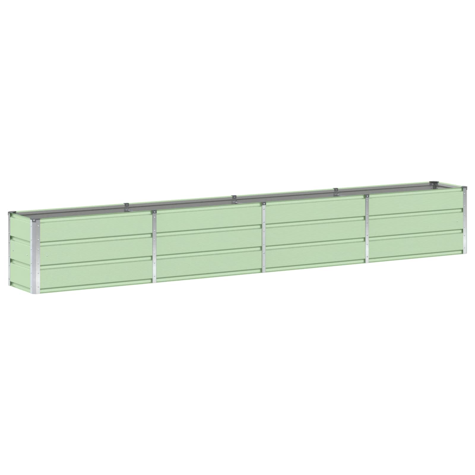 Fioriera Verde 320 x 40 x 45 cm Acciaio | homemem39