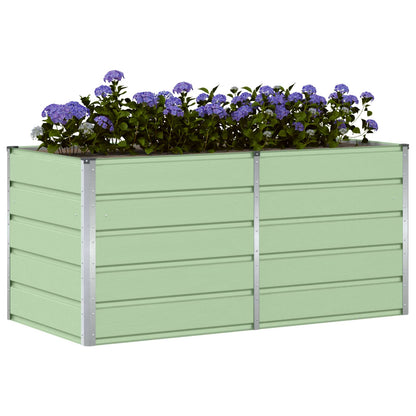 Fioriera Verde 160 x 80 x 75 cm Acciaio