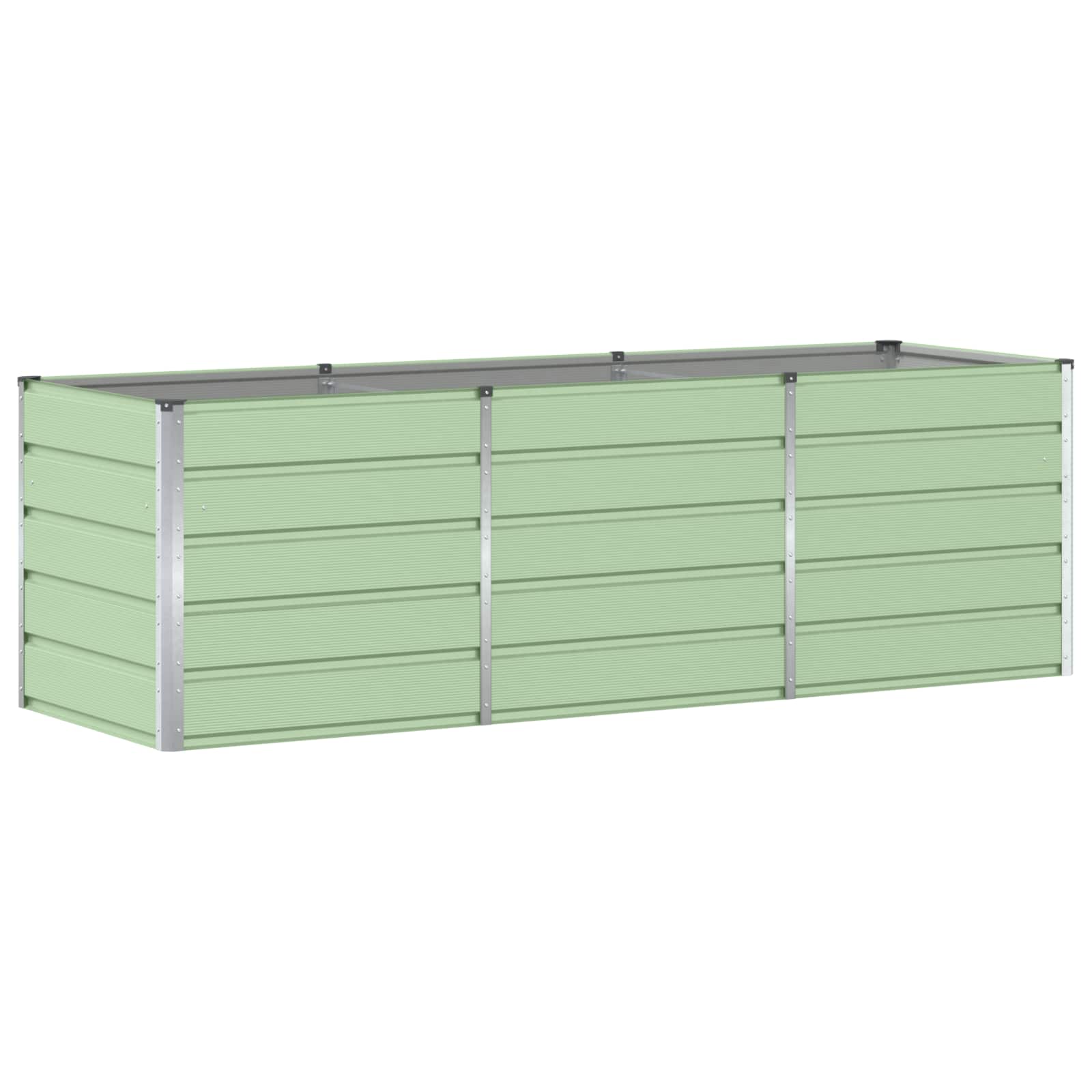 Fioriera Verde 240 x 80 x 75 cm Acciaio | homemem39