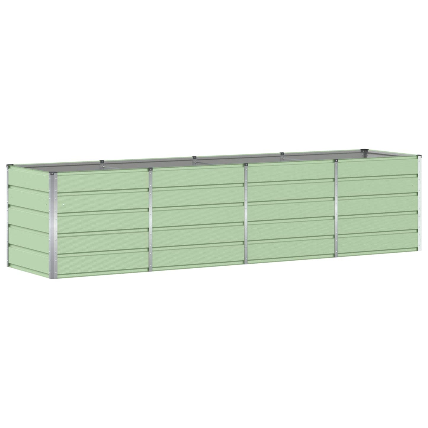 Fioriera Verde 320 x 80 x 75 cm Acciaio