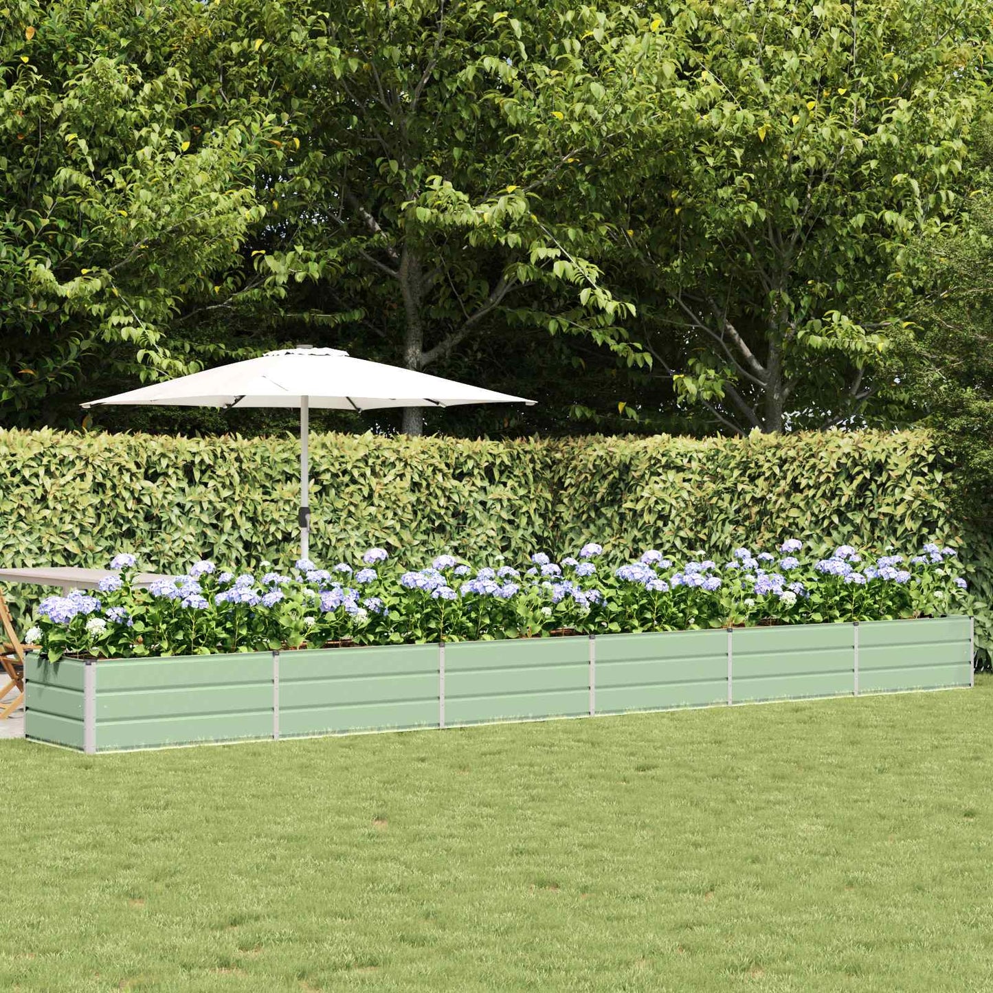 Fioriera Verde 600 x 80 x 45 cm Acciaio | homemem39