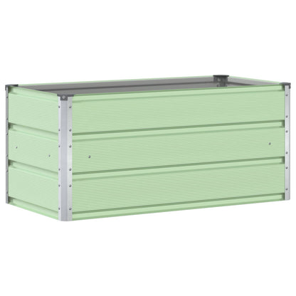Fioriera Verde Pastello 100 x 50 x 45 cm Acciaio zincato | homemem39