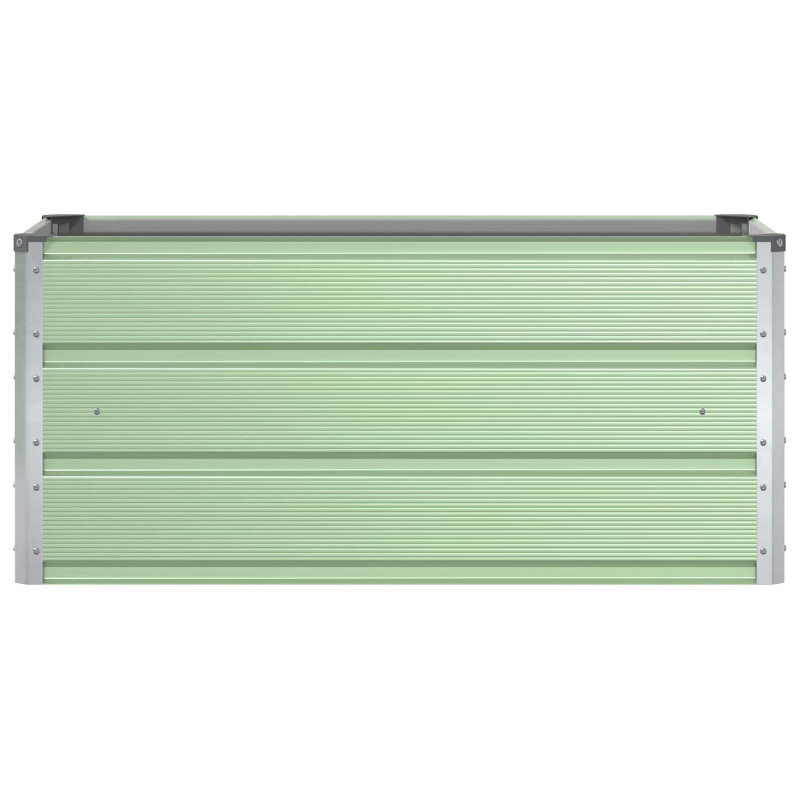 Fioriera Verde Pastello 100 x 50 x 45 cm Acciaio zincato | homemem39