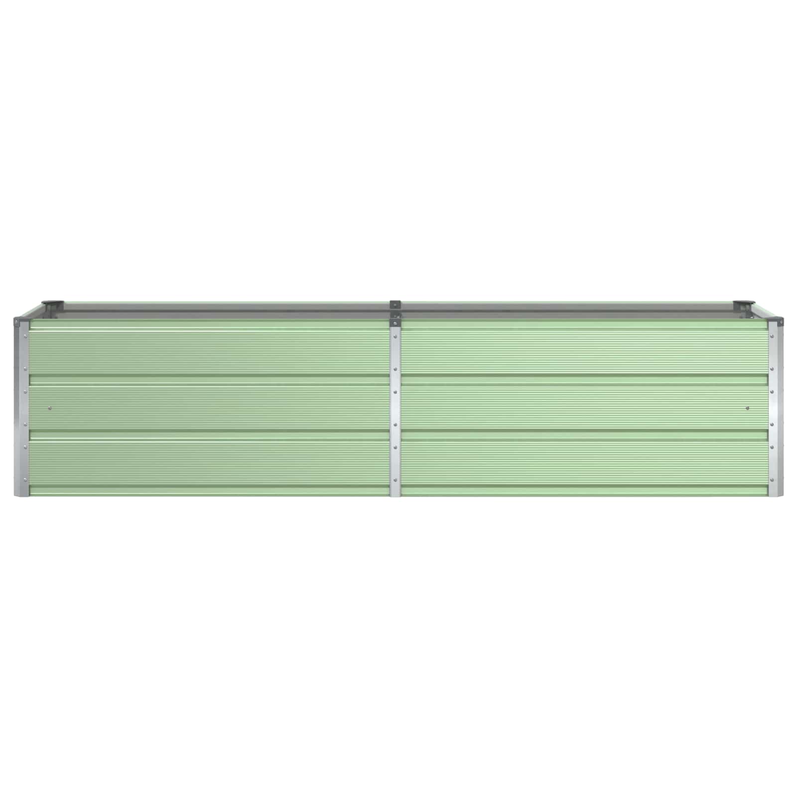 Fioriera Verde Pastello 195 x 50 x 45 cm Acciaio zincato | homemem39