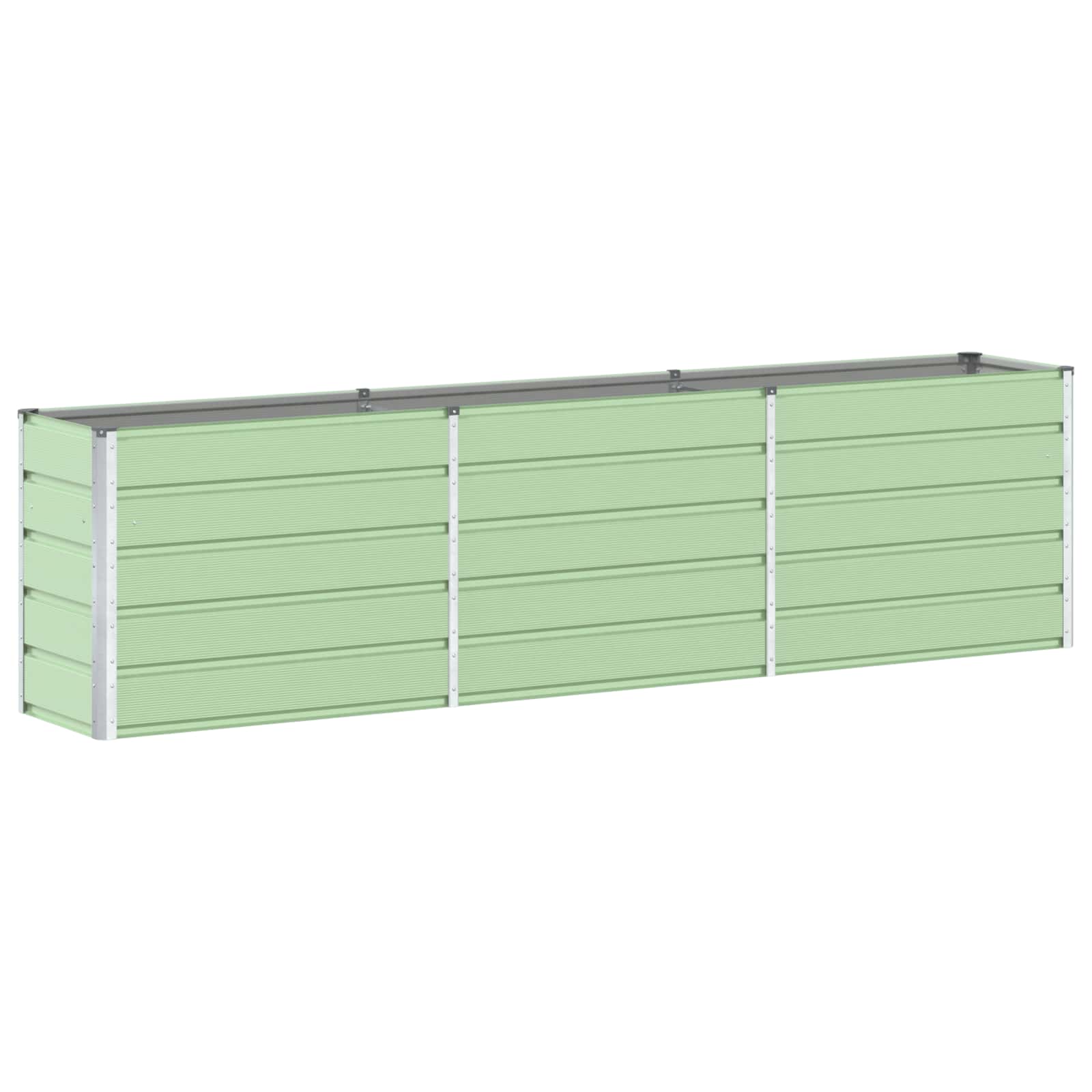 Fioriera Verde Pastello 290 x 90 x 77 cm Acciaio zincato | homemem39