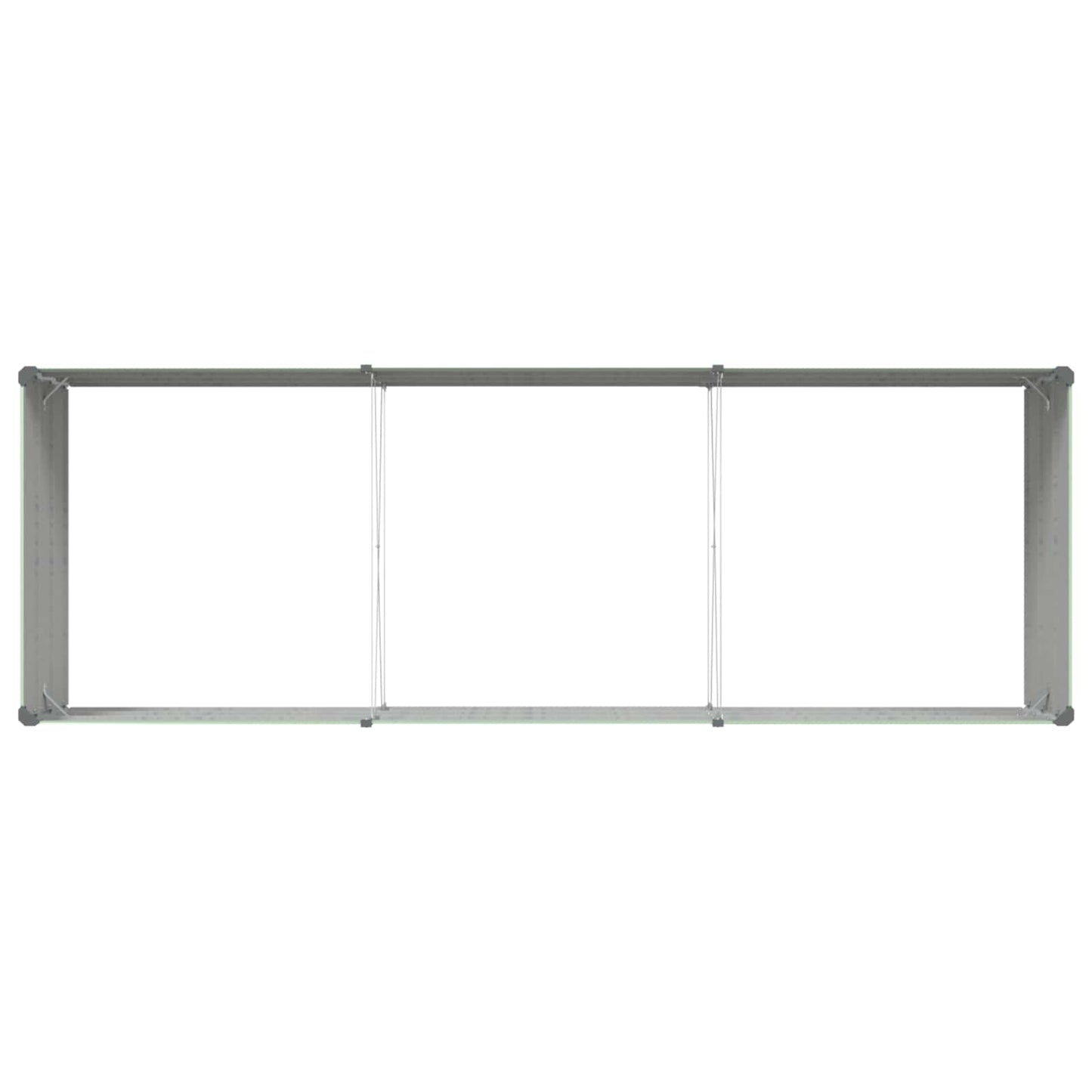 Fioriera Verde Pastello 195 x 100 x 45 cm Acciaio zincato