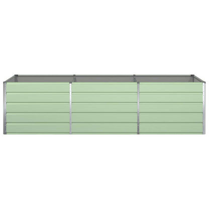 Fioriera Verde Pastello 195 x 100 x 45 cm Acciaio zincato