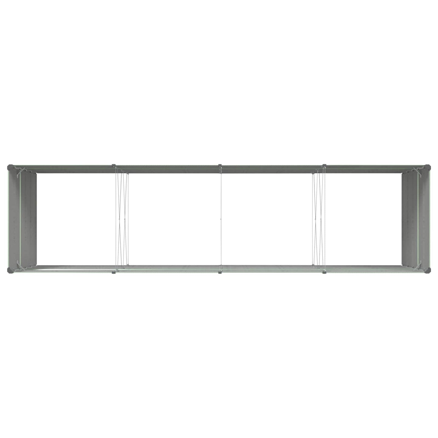 Fioriera Verde Pastello 195 x 100 x 45 cm Acciaio zincato