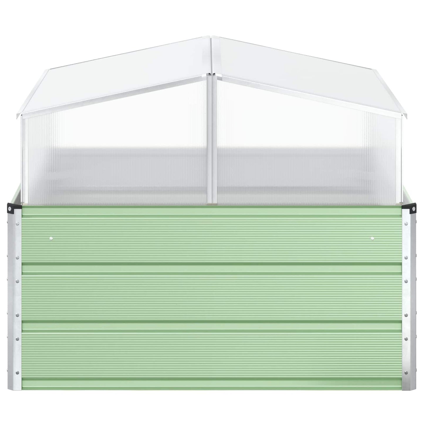 Fioriera Verde Pastello 100 x 100 x 77 cm Acciaio zincato