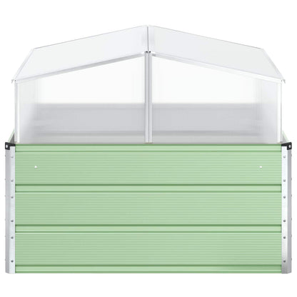 Fioriera Verde Pastello 100 x 100 x 77 cm Acciaio zincato