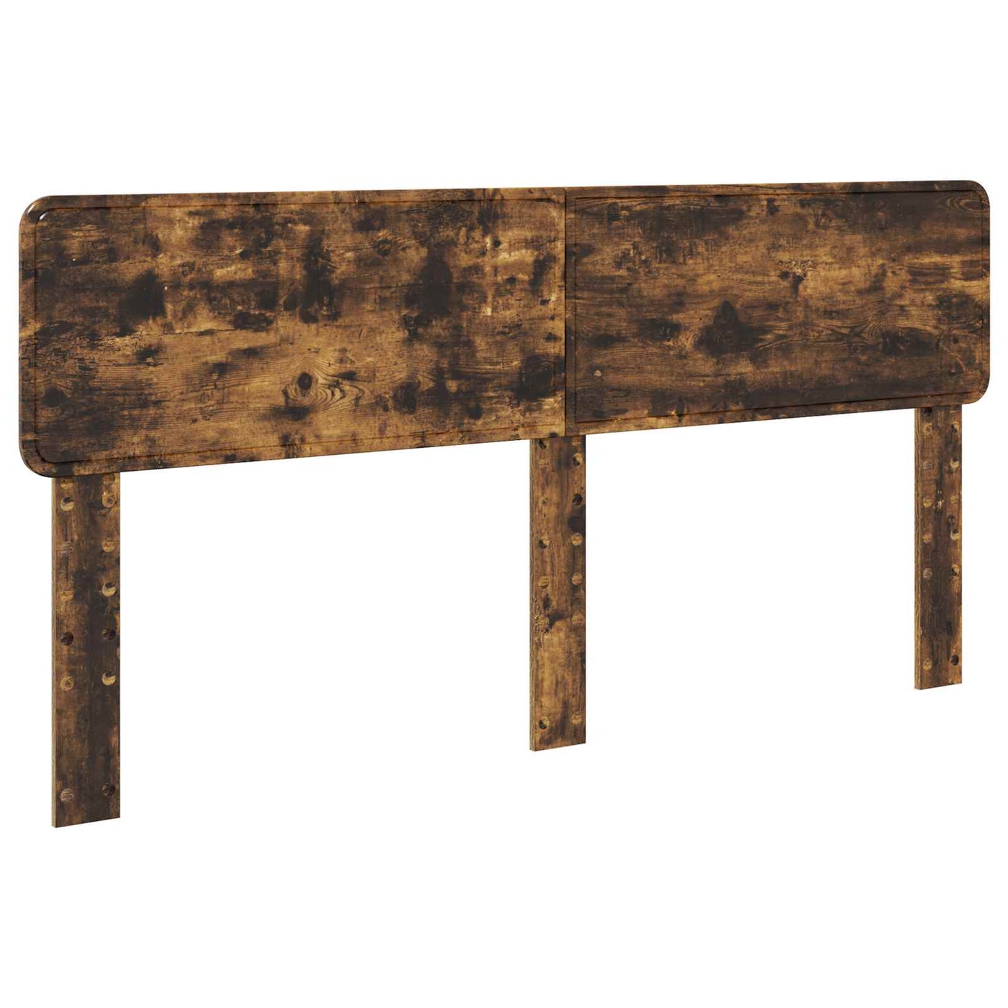 Struttura del letto Rovere fumé 200 x 200 cm Pino massello | homemem39
