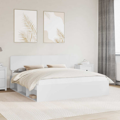 Struttura del letto Bianco 180 x 200 cm Pino massello | homemem39