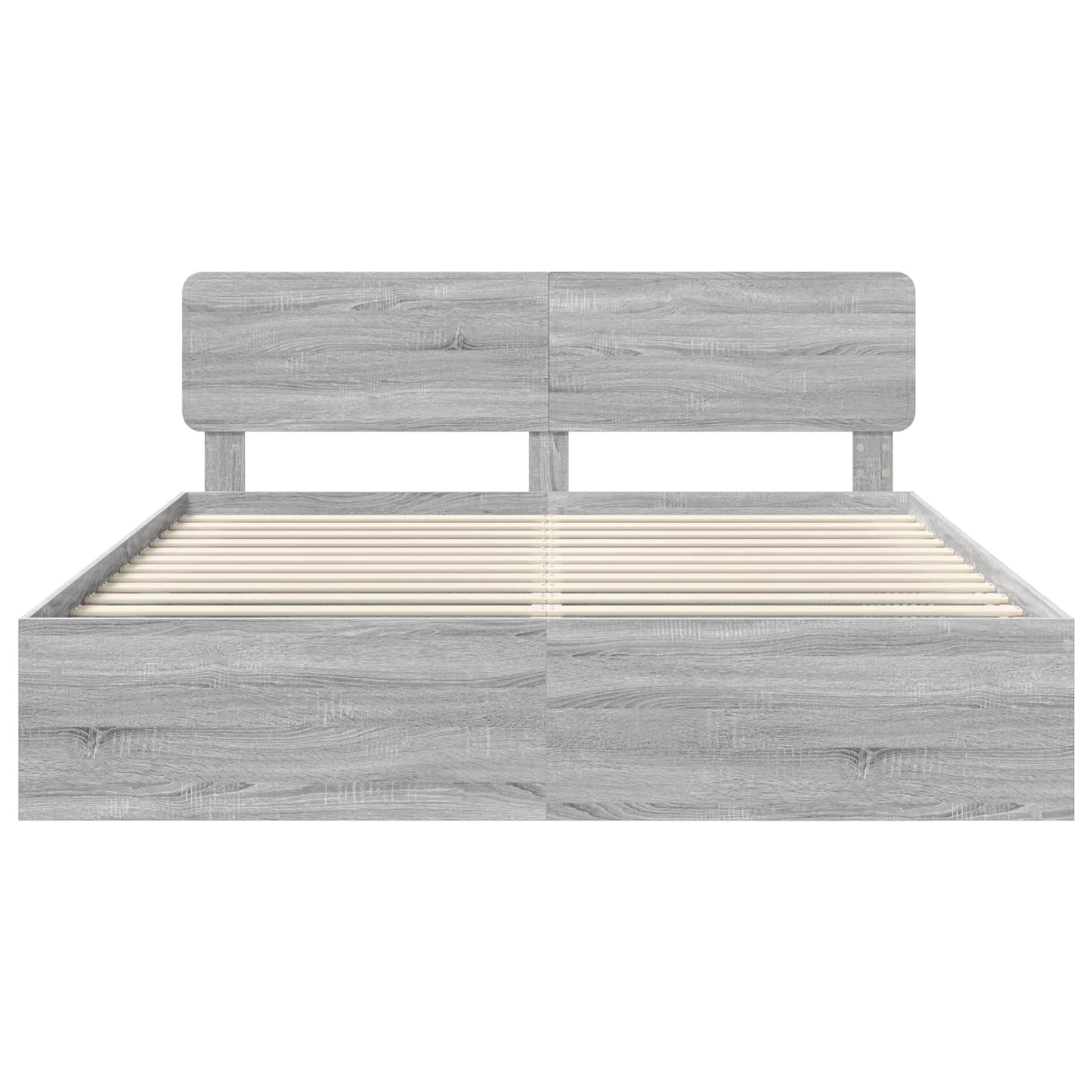 Struttura del letto Grigio Sonoma 180 x 200 cm Pino massello | homemem39