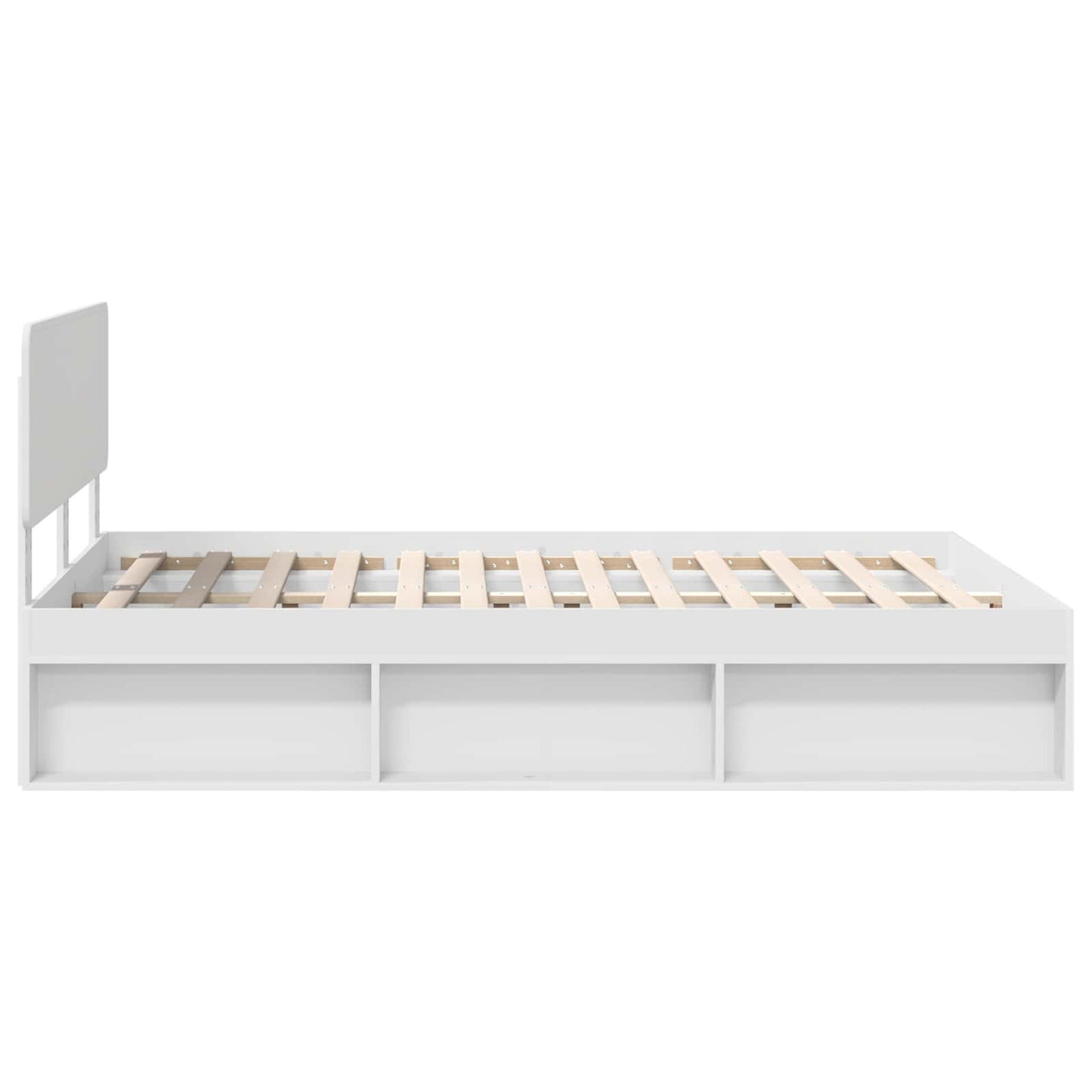 Struttura del letto Bianco 160 x 200 cm Pino massello | homemem39