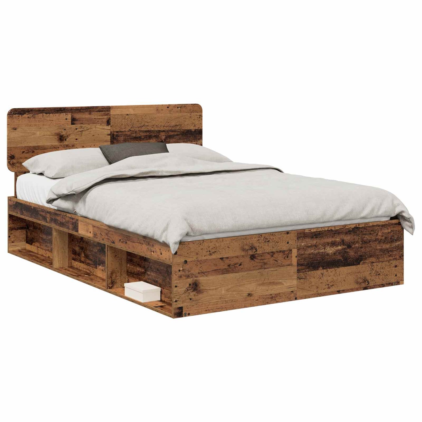 Struttura del letto Legno vecchio 150 x 200 cm Pino massello | homemem39