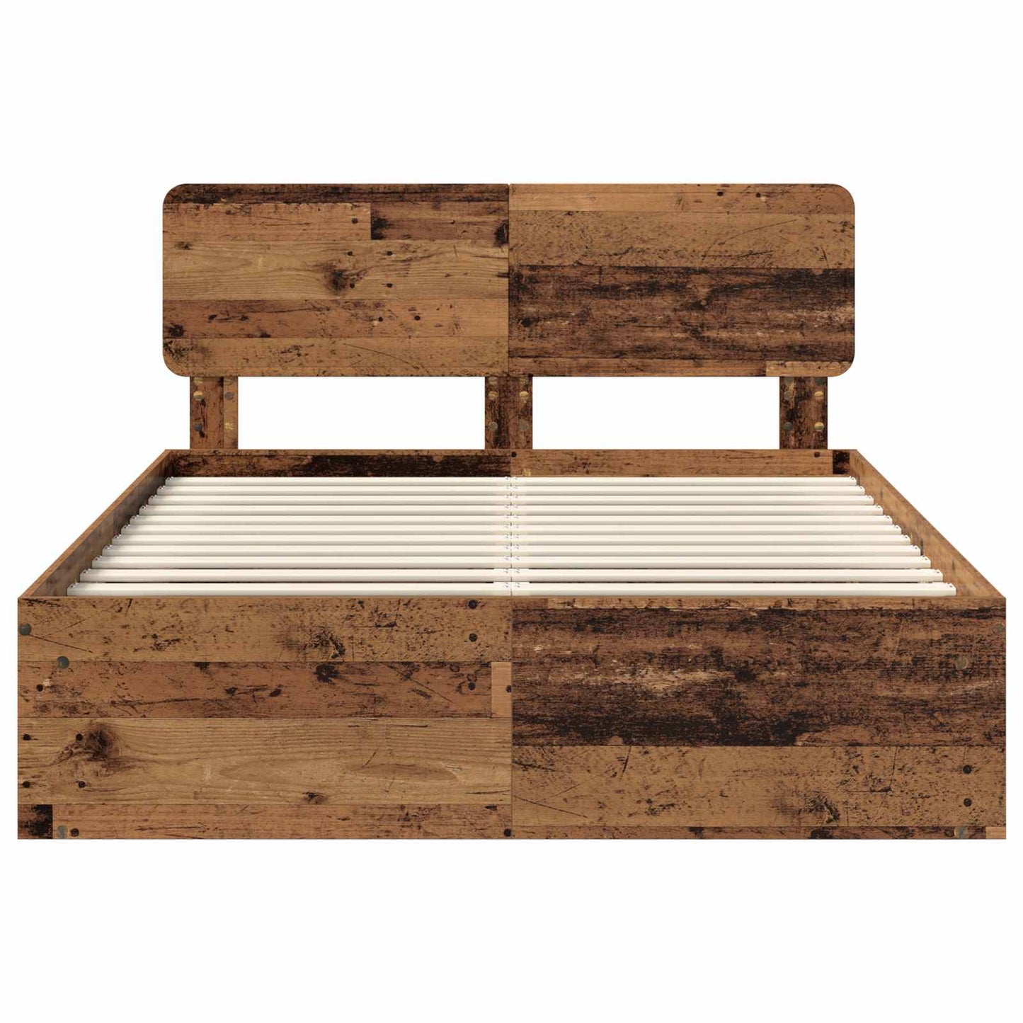 Struttura del letto Legno vecchio 150 x 200 cm Pino massello | homemem39