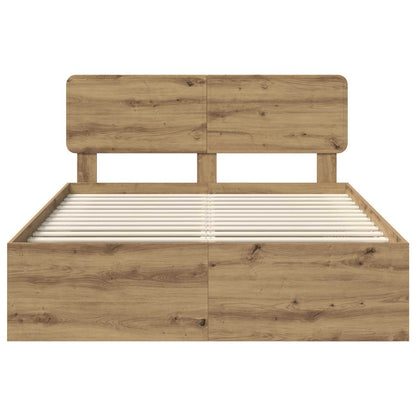 Struttura del letto Rovere Artigianale 150 x 200 cm | homemem39
