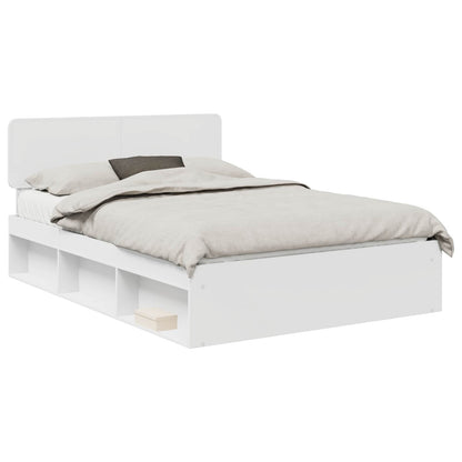 Struttura del letto Bianco 140 x 200 cm Pino massello | homemem39