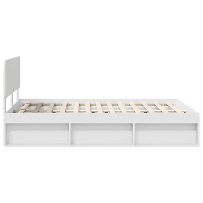 Struttura del letto Bianco 140 x 200 cm Pino massello | homemem39