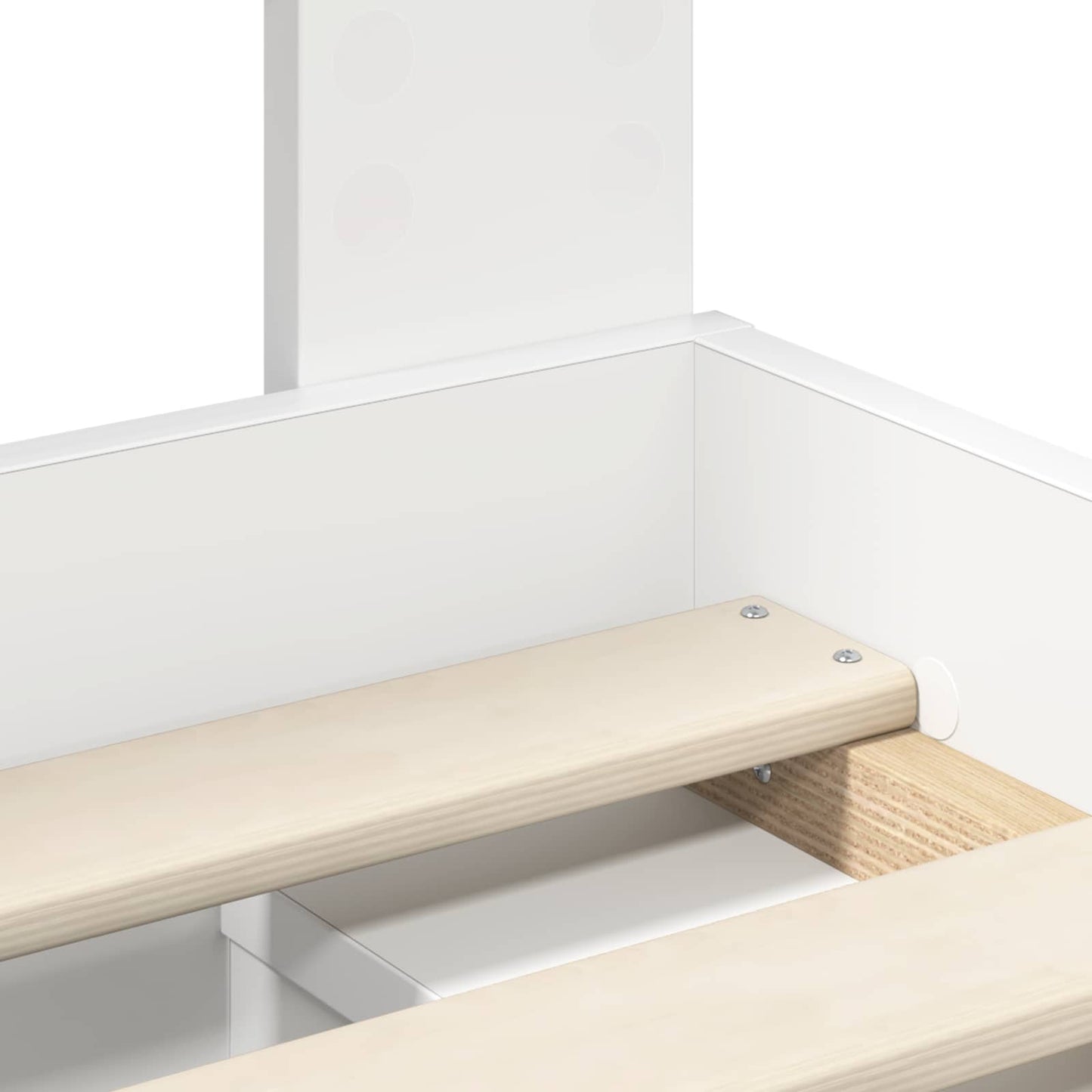 Struttura del letto Bianco 120 x 200 cm Pino massello | homemem39