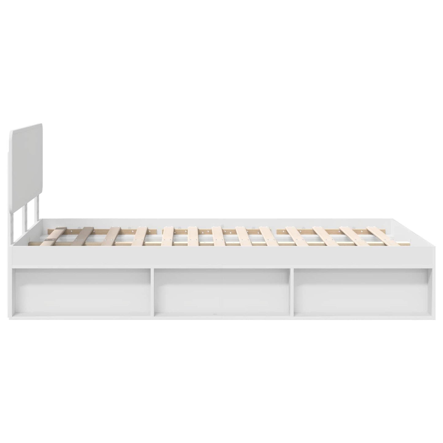 Struttura del letto Bianco 120 x 200 cm Pino massello | homemem39
