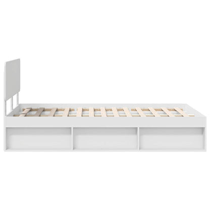 Struttura del letto Bianco 120 x 200 cm Pino massello | homemem39