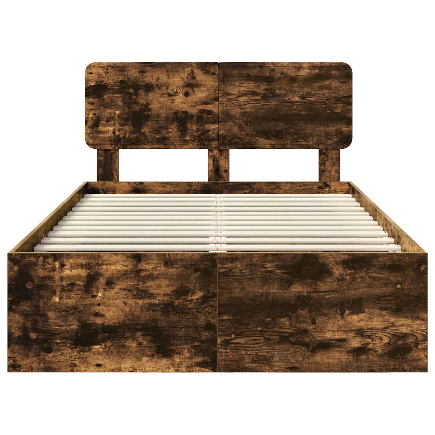 Struttura del letto Rovere fumé 120 x 200 cm Pino massello | homemem39