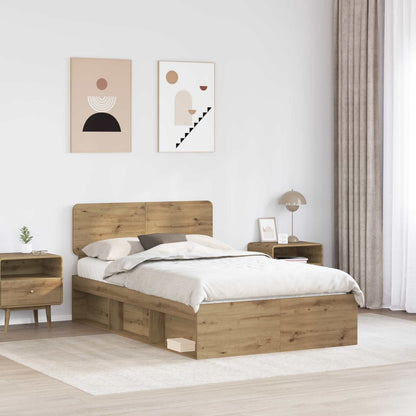 Struttura del letto Rovere Artigianale 120 x 200 cm | homemem39