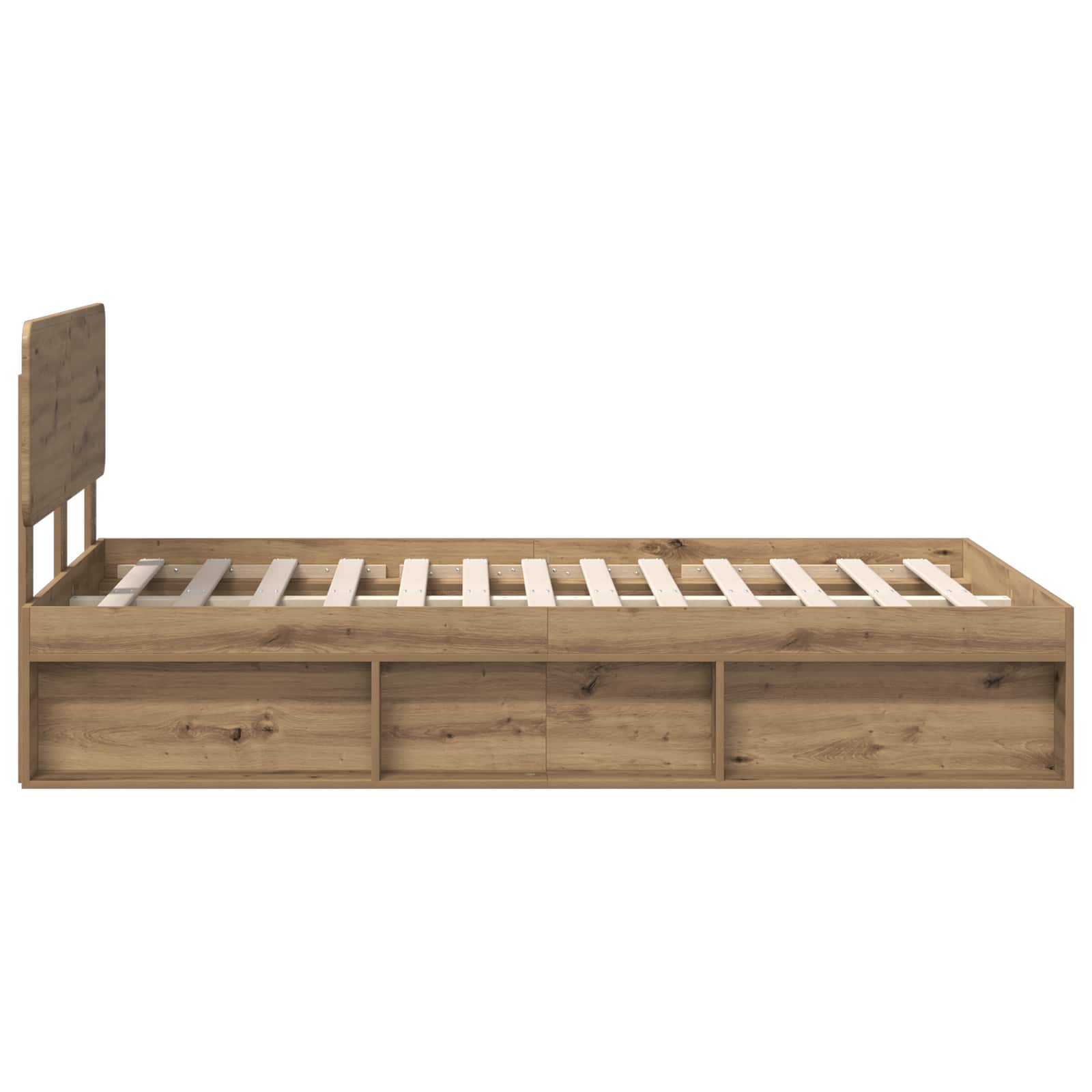 Struttura del letto Rovere Artigianale 120 x 200 cm | homemem39