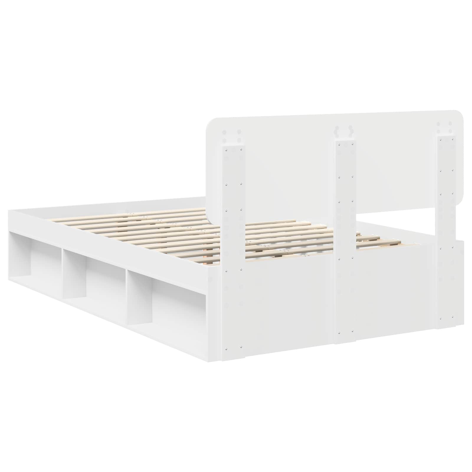 Struttura del letto Bianco 120 x 190 cm Pino massello | homemem39