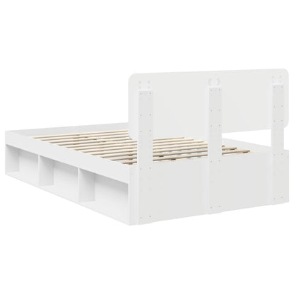 Struttura del letto Bianco 120 x 190 cm Pino massello | homemem39