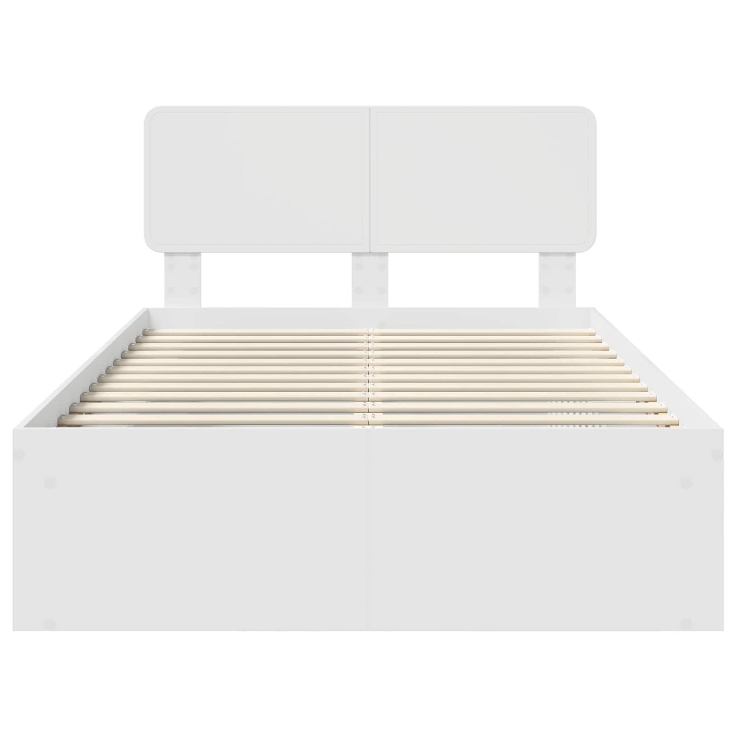 Struttura del letto Bianco 120 x 190 cm Pino massello | homemem39