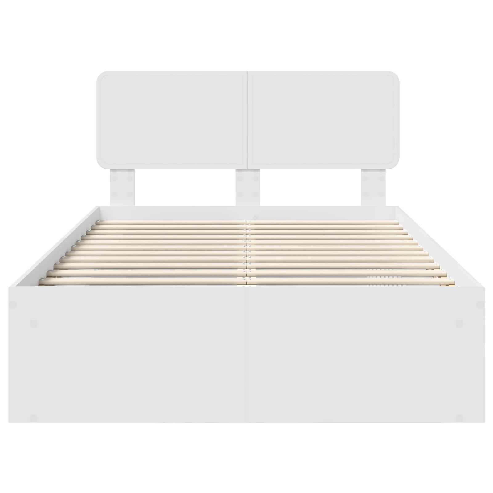 Struttura del letto Bianco 120 x 190 cm Pino massello | homemem39